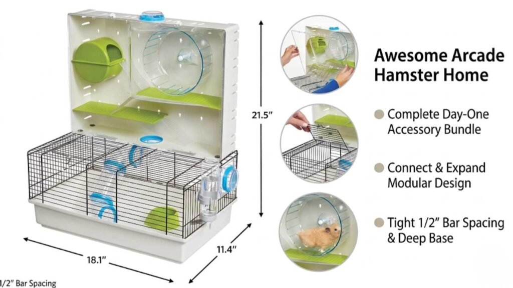 MidWest Homes for Pets Awesome Arcade Hamster Home