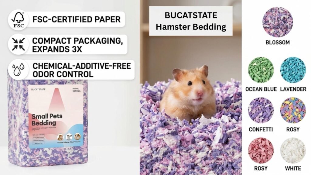 BUCATSTATE Hamster Bedding — Paper with Color Options