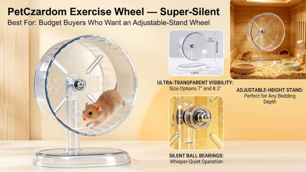 PetCzardom Exercise Wheel — Super-Silent