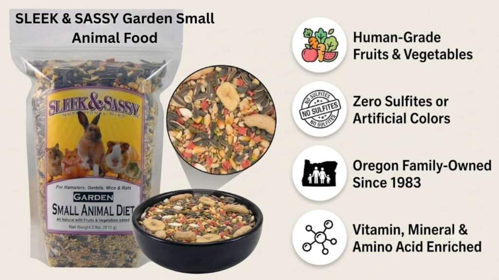 SLEEK & SASSY Garden Small Animal Food