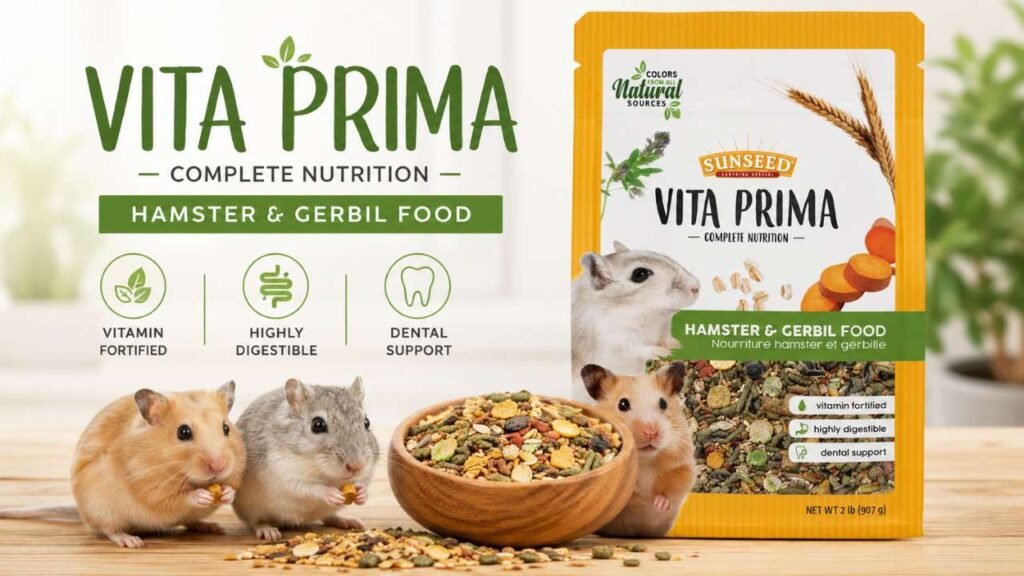 Sunseed Vitakraft Vita Prima Hamster and Gerbil Food