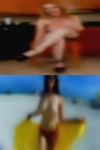Hairy swinger boob